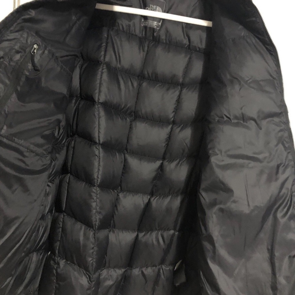 NORTH FACE 800 PRO SERIES DOWN JACKET MENS XL PTP 25 HEM 27 BLACK NICE 800 - Picture 3 of 16